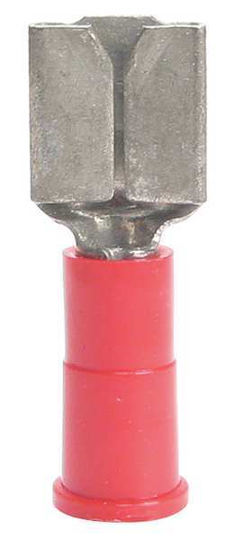 Female Disconnect, Red, 22-18AWG, PK25
