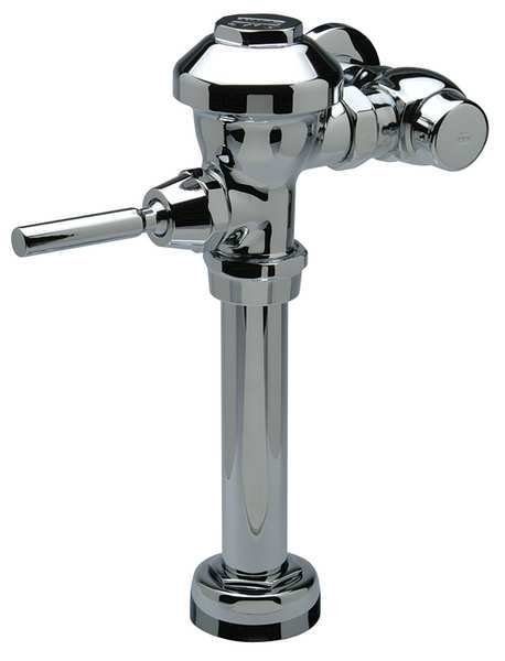1.6 gpf, Toilet Manual Flush Valve, 1 in IPS Inlet, Lever
