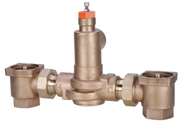 Mixing Valve, Bronze, 3 to 119.4 gpm