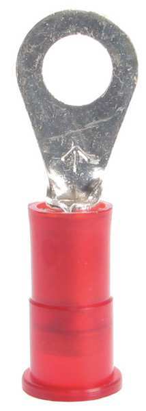 22-18 AWG Vinyl Ring Terminal #10 Stud PK25