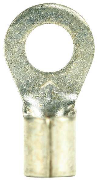 16-14 AWG Non-Insulated Ring Terminal #6 Stud PK100