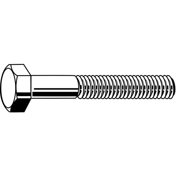 Class 10.9, M16-1.50 Hex Head Cap Screw, Black Oxide Steel, 70 mm L, 10 PK