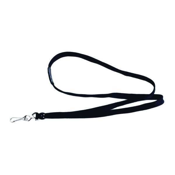 Badge Lanyard, Black, PK10