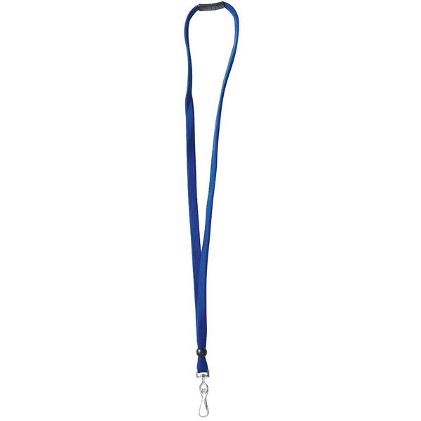 Badge Lanyard, Blue, PK10