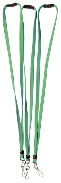 Badge Lanyard, Green, PK10