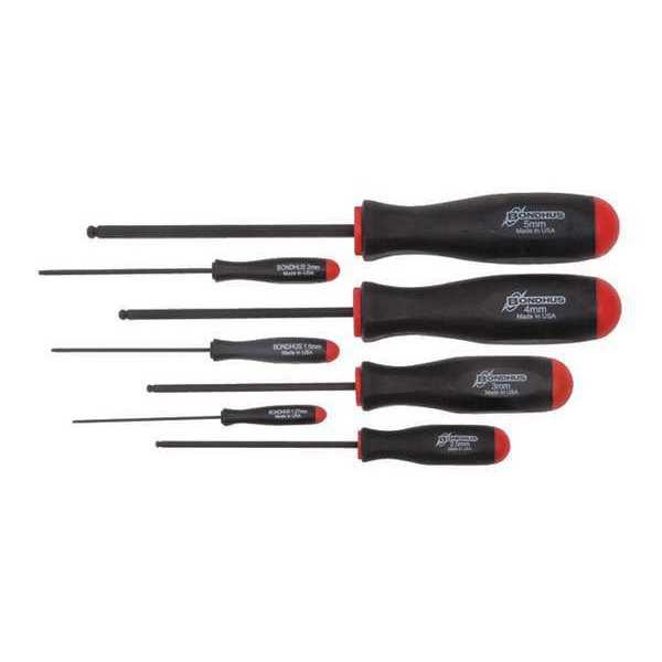 Screwdriver Set, Ball End, 7 pcs