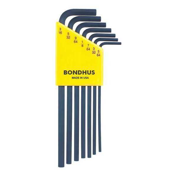 7 Piece SAE L-Shape Hex Key Set, 12145