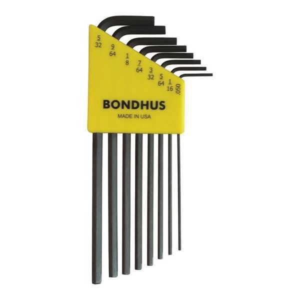 8 Piece SAE L-Shape Hex Key Set, 12132