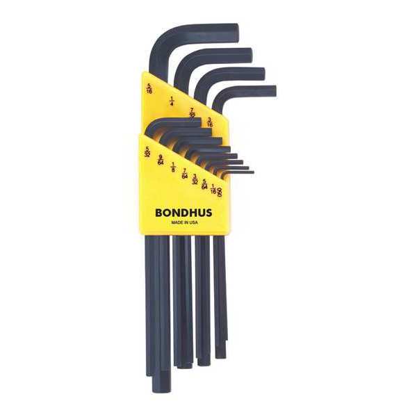 12 Piece SAE L-Shape Hex Key Set, 12136