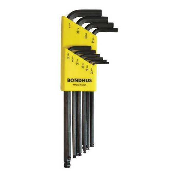 10 Piece SAE L-Shape Hex Key Set, 10938