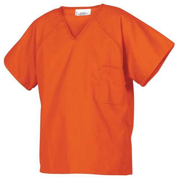 Inmate Shirts, Orange, 65 per PET/35 Ctn, L