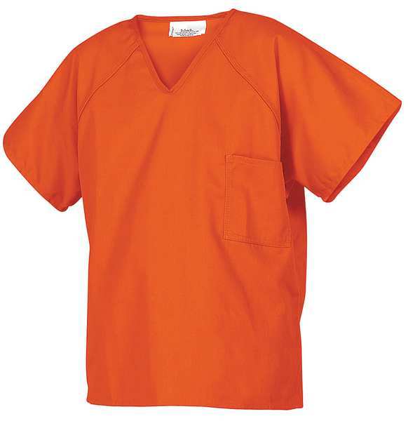 Inmate Shrt, Orange, 65 per PET/35 Ctn, 3XL