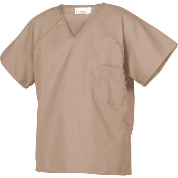 Inmate Shirts, Khaki, 65 per PET/35 Ctn, XL