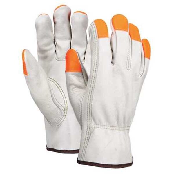 Glove, Driver, Cow Grain, Cream, XXL, PR