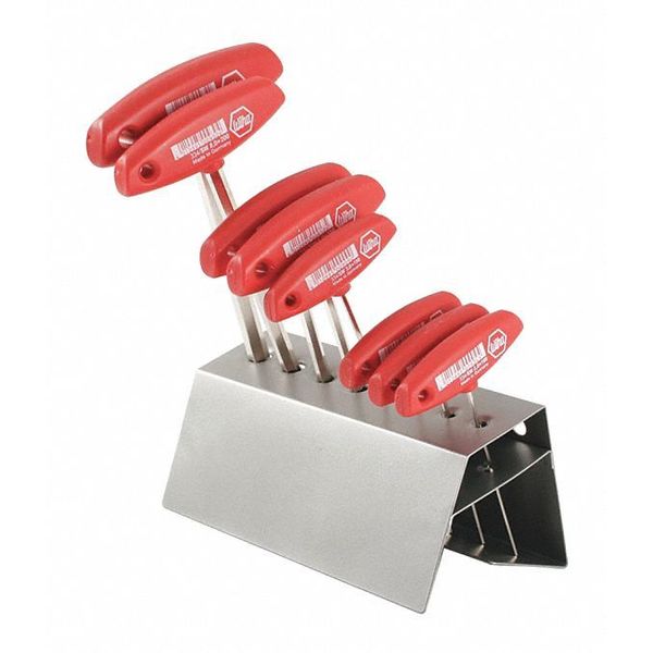 8 Piece Metric T-Shape Hex Key Set, 33488