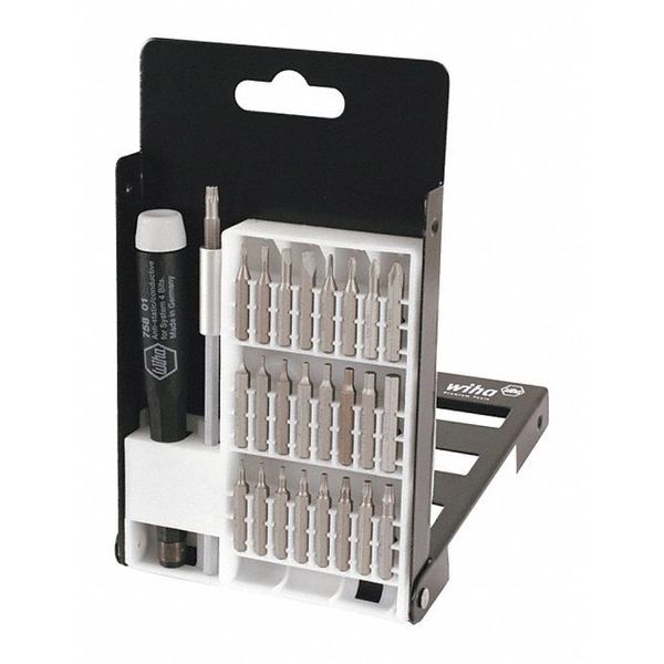 Phillips, Slotted, Hex, TORX Bit 133mm, Drive Size: 4mm Hex , Num. of pieces:27