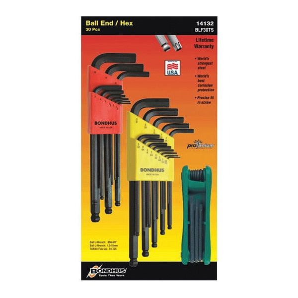 17 Piece Metric/Torx? L-Shape Torx?/Hex Key Set, 14126