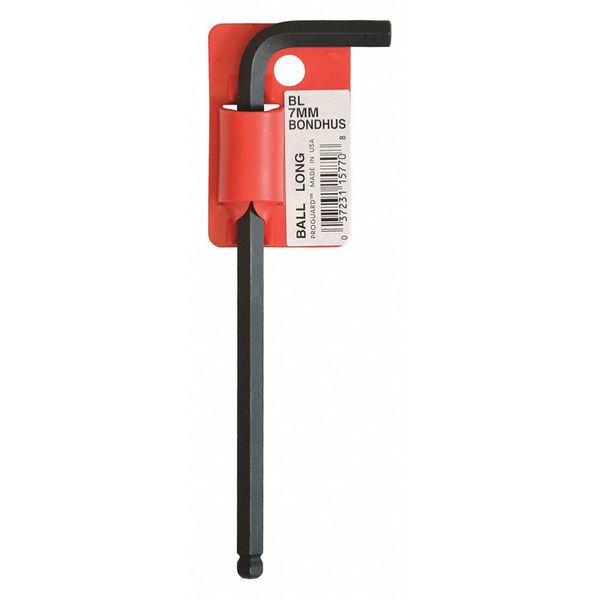 Metric L-Shape Ball Hex Key, 7 mm Tip Size