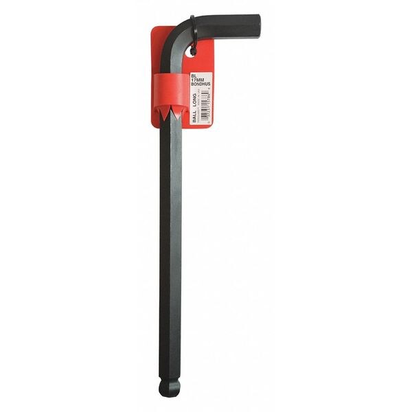 Metric L-Shape Ball Hex Key, 17 mm Tip Size