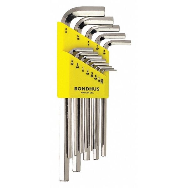 13 Piece SAE L-Shape Hex Key Set, 16137