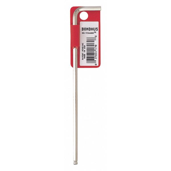 Metric L-Shape Ball Hex Key, 9 mm Tip Size