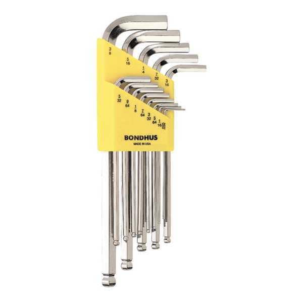 13 Piece SAE L-Shape Hex Key Set, 16937