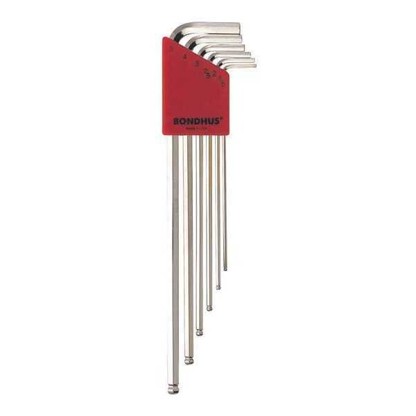 6 Piece Metric L-Shape Hex Key Set, 17046
