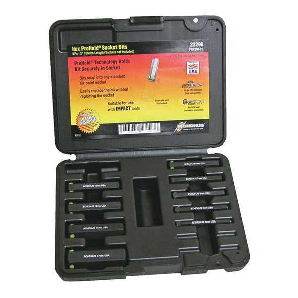 ProHold Hex Bit Socket Set, 9 pcs