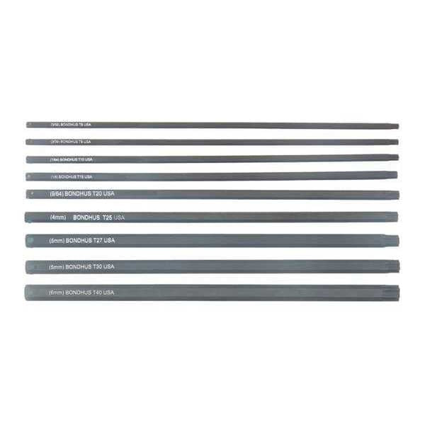 ProHold Star Bit Set, 9 pcs