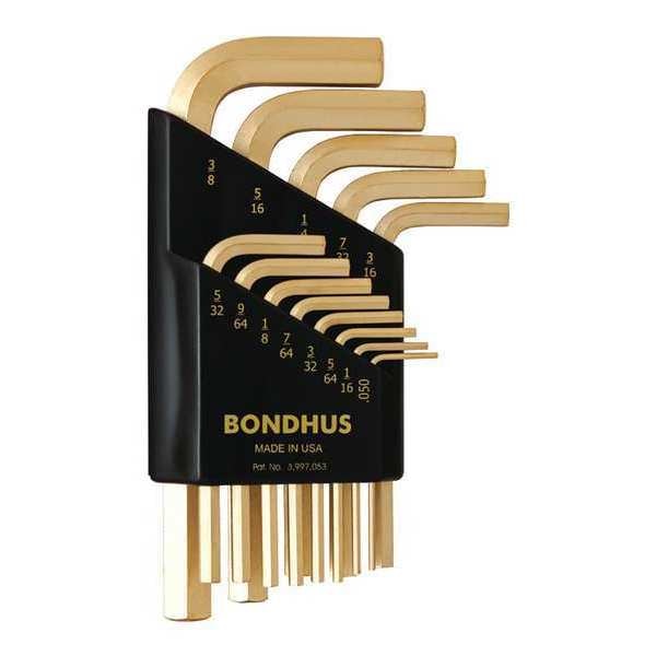 13 Piece SAE L-Shape Hex Key Set, 38237