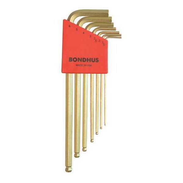 7 Piece Metric L-Shape Hex Key Set, 38092