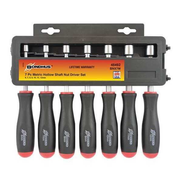 Set 7 Hollow Shaft Nut Driver