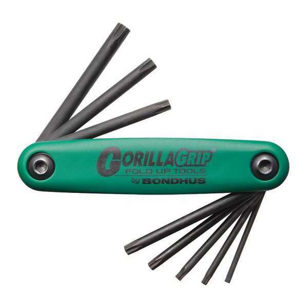8 Piece Torx? Fold-Up Hex Key Set, 12638