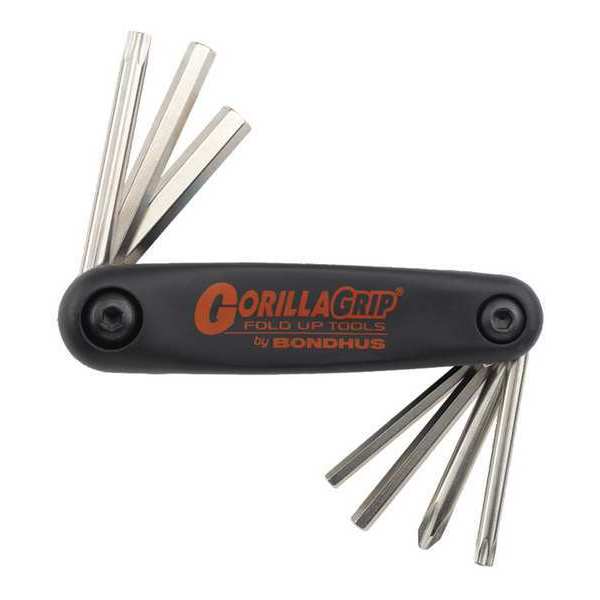 7 Piece SAE/Torx? Fold-Up Phillips/Hex/Torx? Key Set, 12531