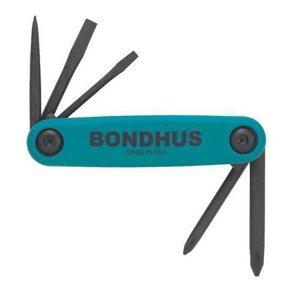 5 Piece SAE Fold-Up Phillips/Slotted/Awl Key Set, 12545