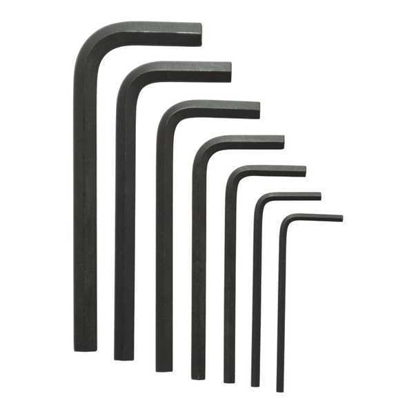 7 Piece SAE L-Shape Hex Key Set, 12345