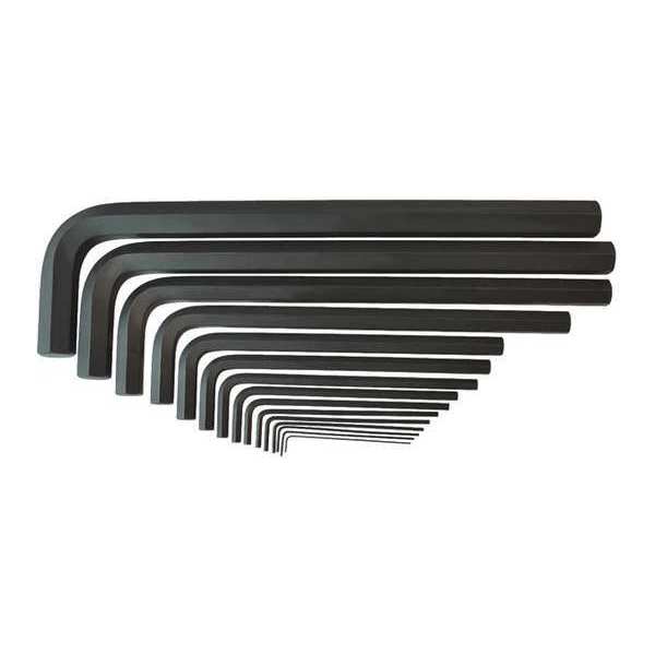 15 Piece Metric L-Shape Hex Key Set, 12349