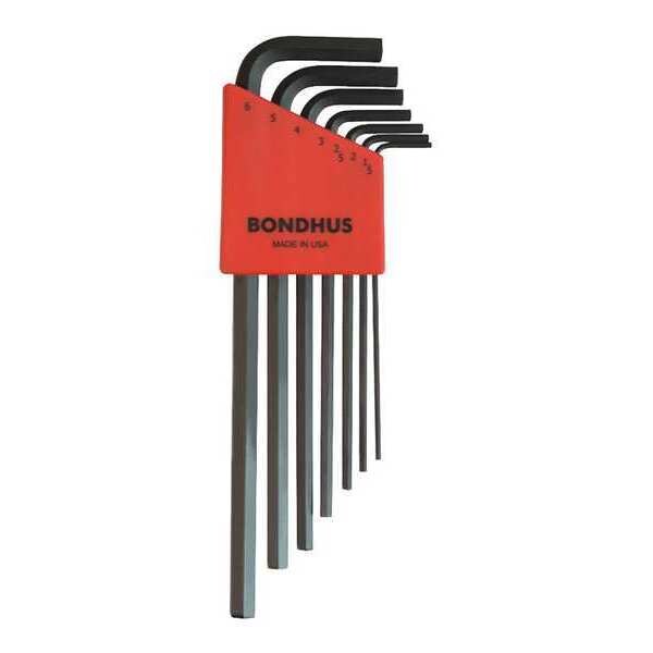 7 Piece Metric L-Shape Hex Key Set, 12192