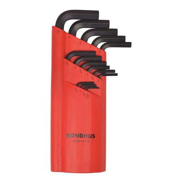 15 Piece Metric L-Shape Hex Key Set, 12195
