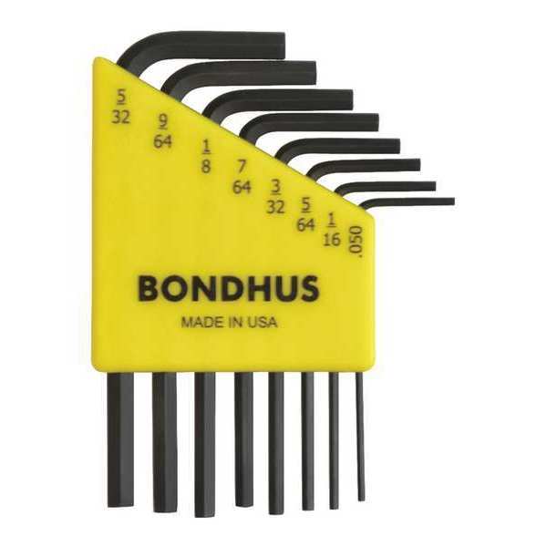8 Piece SAE L-Shape Hex Key Set, 12232