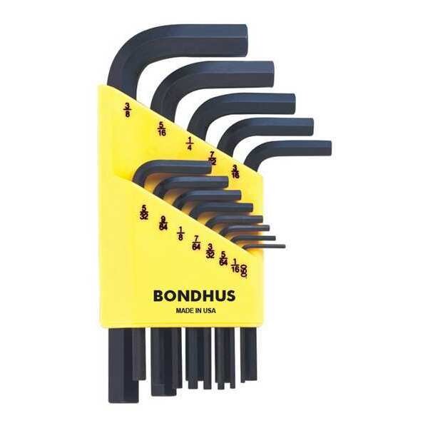 13 Piece SAE L-Shape Hex Key Set, 12237