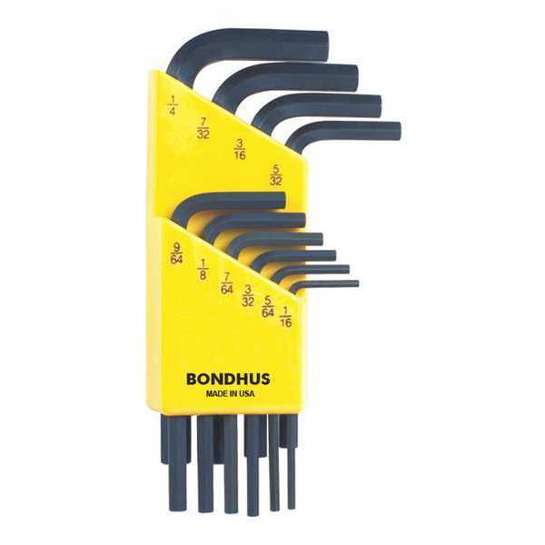 10 Piece SAE L-Shape Hex Key Set, 12238