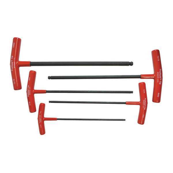 5 Piece Metric T-Shape Hex Key Set, 75148