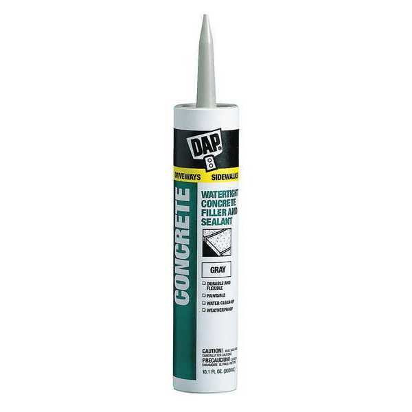 Caulk, 10.1 oz, Cartridge, Gray, Silicone Base