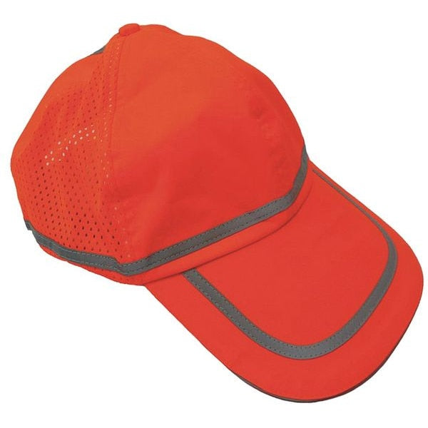 Baseball Cap, Polyester, Hi-Vis Orange