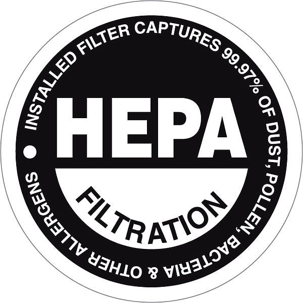 Decal, Hepa Filter 20 x 607
