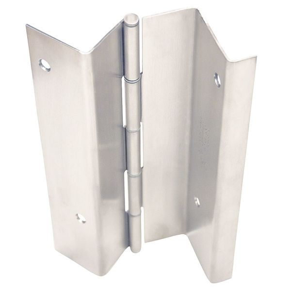 4 1/2 in W x 83 1/8 in H Satin Stainless Steel Door and Butt Hinge