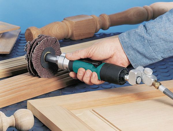 Pneumatic Finishing Tool, 0.4 HP