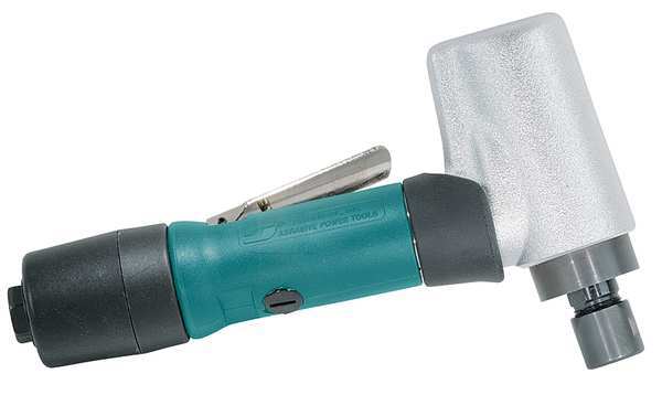 7 Degree Offset Die Grinder, 1/4 in NPT Female Air Inlet, 1/4 in Collet, Heavy Duty, 18,000 RPM