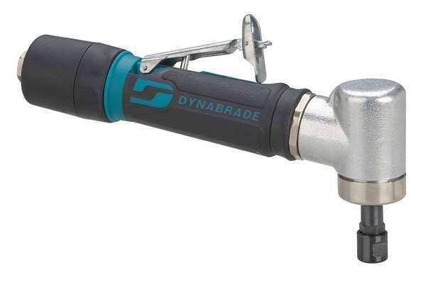 7 Degree Offset Die Grinder, 1/4 in NPT Female Air Inlet, 1/4 in Collet, Heavy Duty, 25,000 RPM